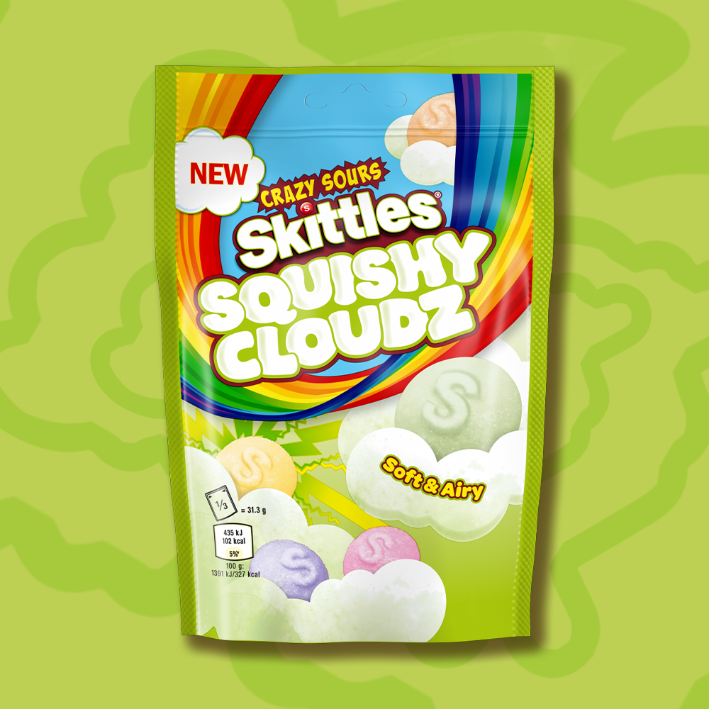 Skittles Squishy Cloudz Sour - 94g