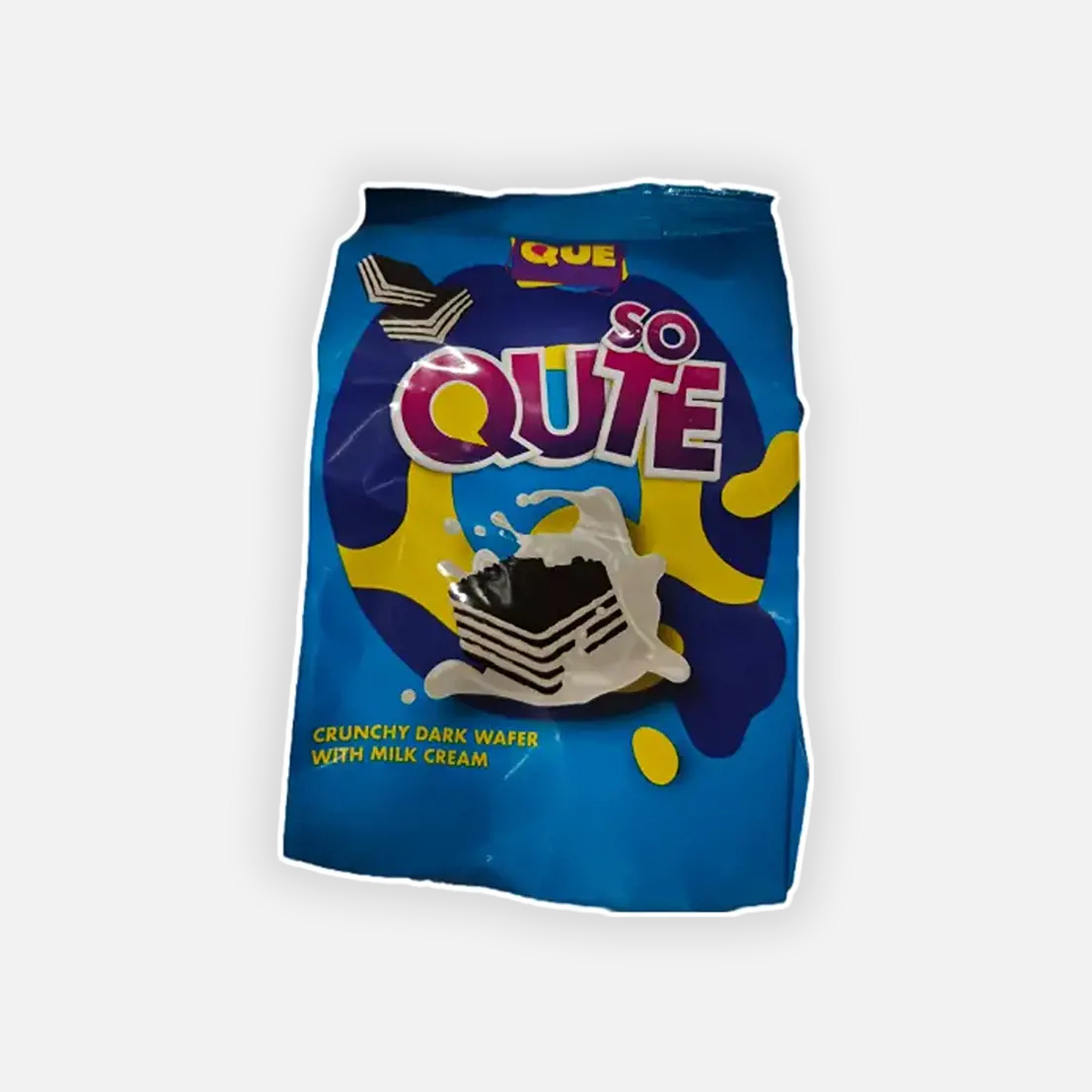 Que So Qute Dark Wafer Bites with Milk Cream 150g