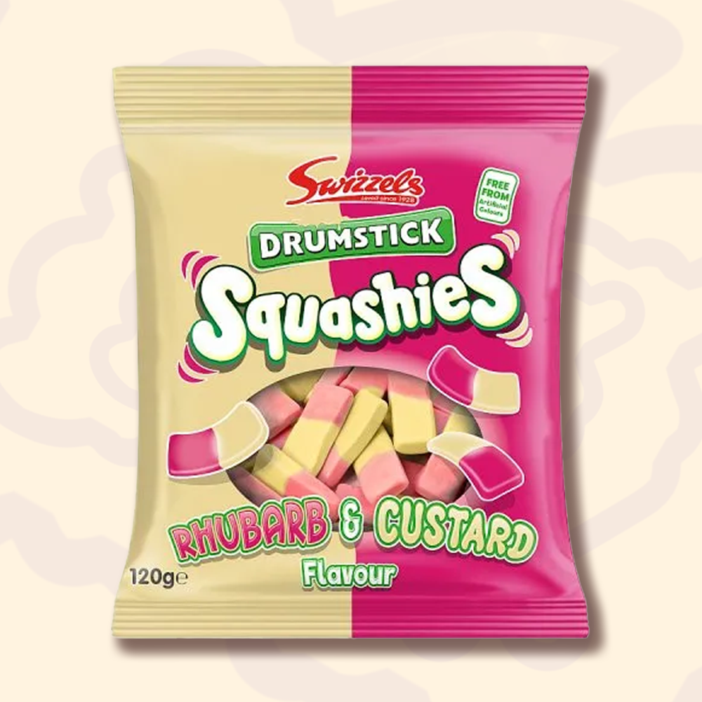Swizzels - Squashies - Rhubarb &  Custard - 120g