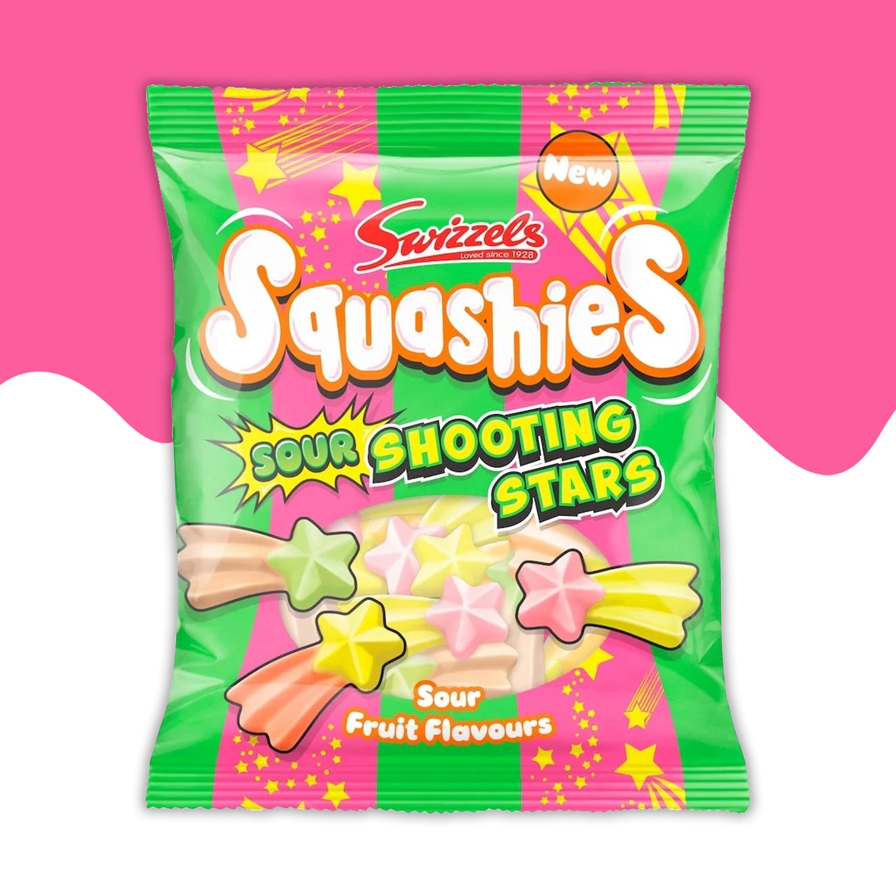 Swizzels Squashies Sour Fruit Shooting Stars