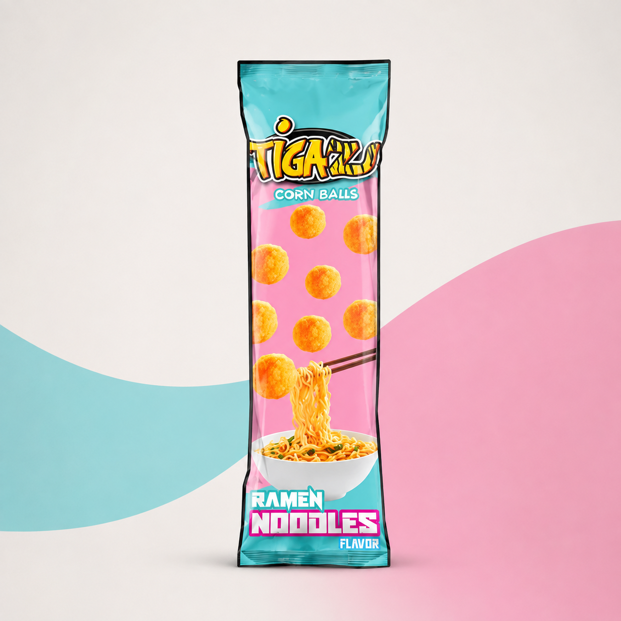 Tigaz Corn Balls Ramen Halal 20 g
