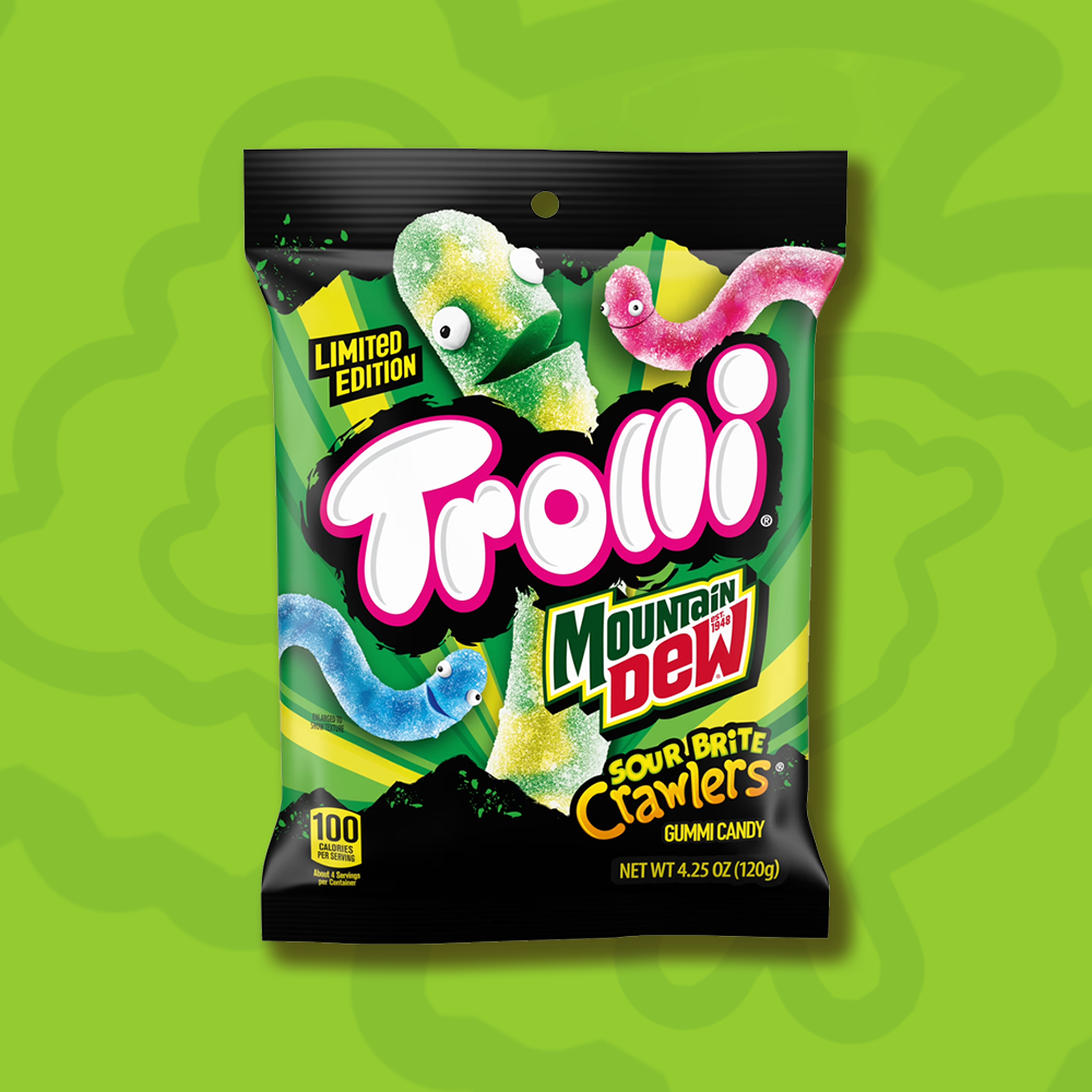 Trolli Sour Mtn Dew Crawlers – 120g