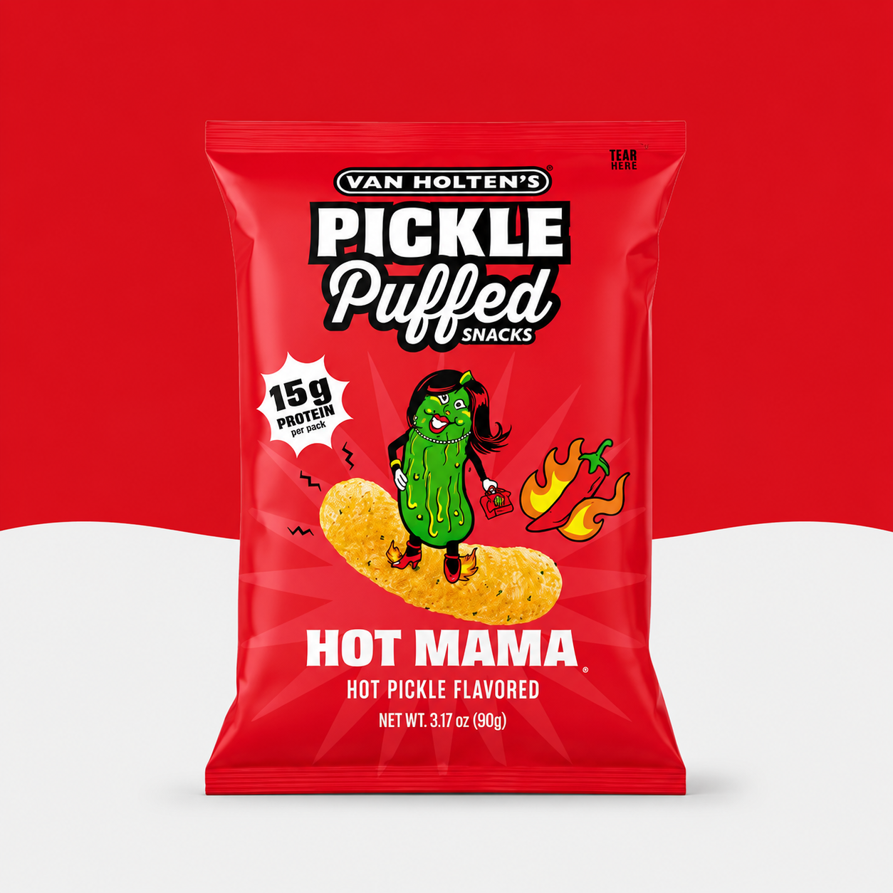 Van Holten's Pickle Puffed Hot Mama 90 g