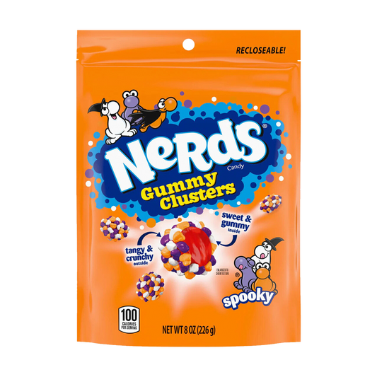 Wonka Nerds Gummy Cluster Spooky 226g