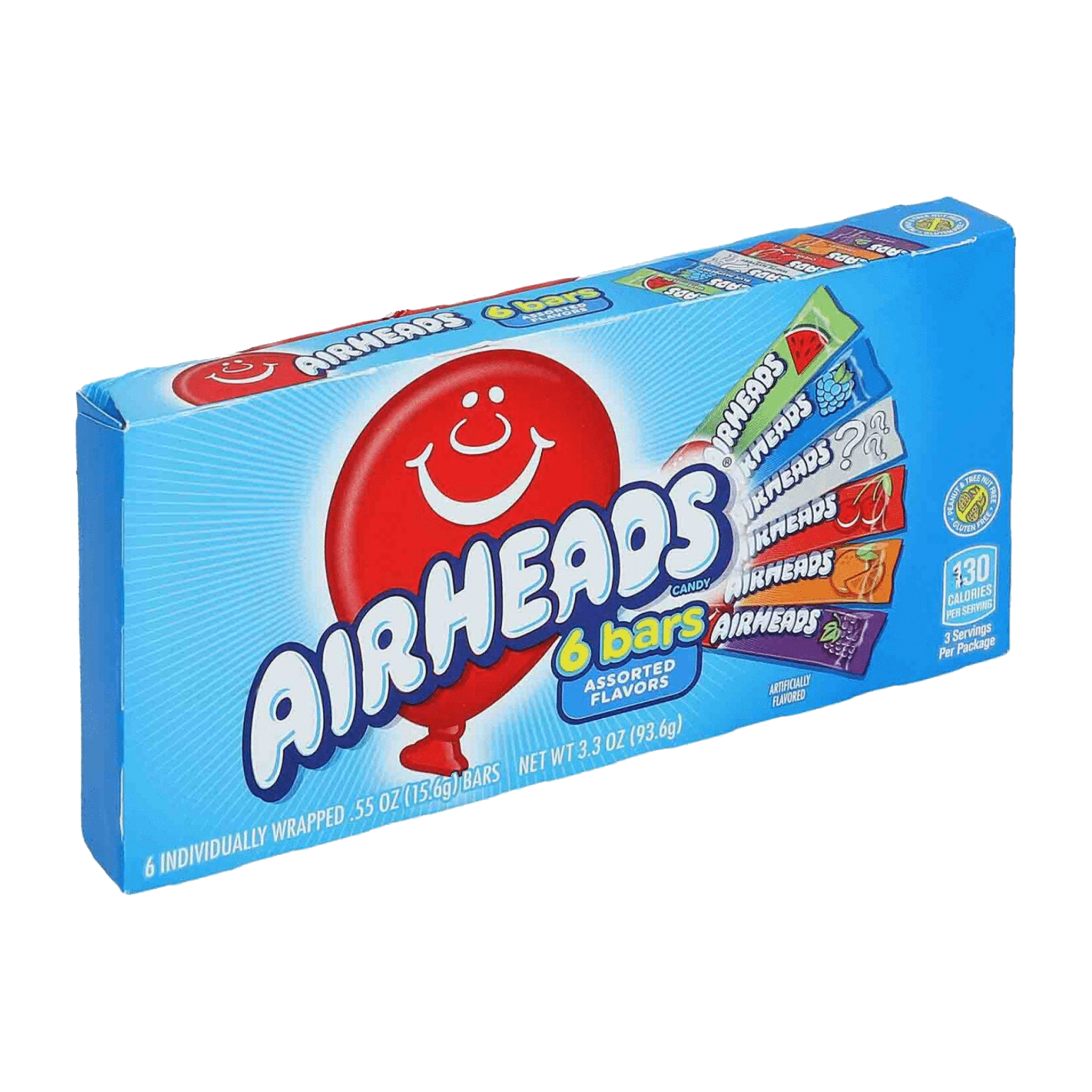 Airheads 6 Bars 93g - Snack Shark