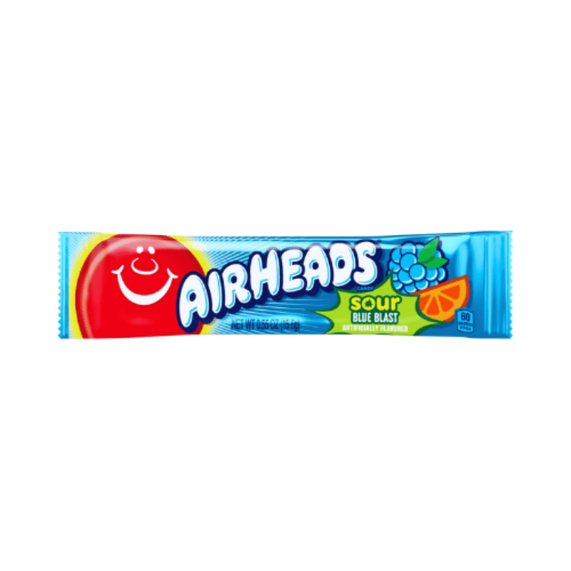 Airheads Sour Blue Blast – 15,6g - Snack Shark