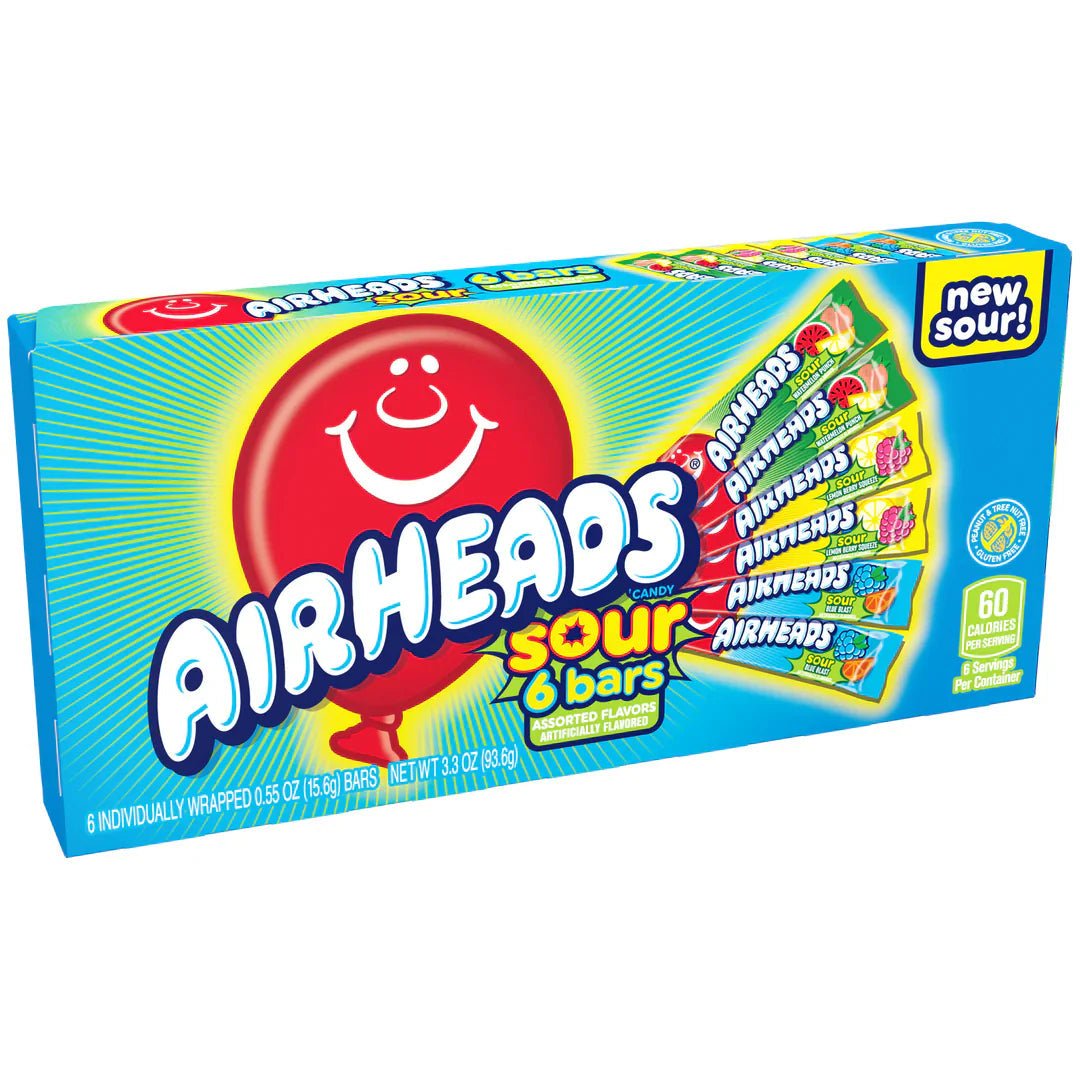 Airheads Theatre Sour Box – 93,6g - Snack Shark