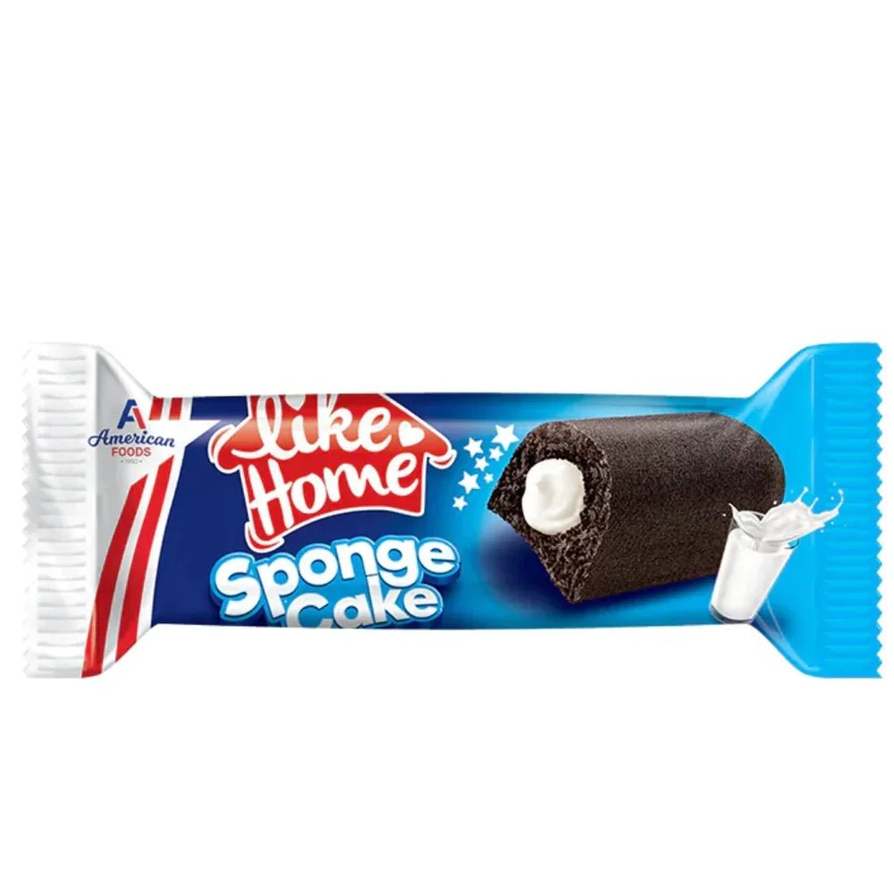 American Food - Like Home Chocolate Sponge Cake with Cream Filling 40g - Snack Shark