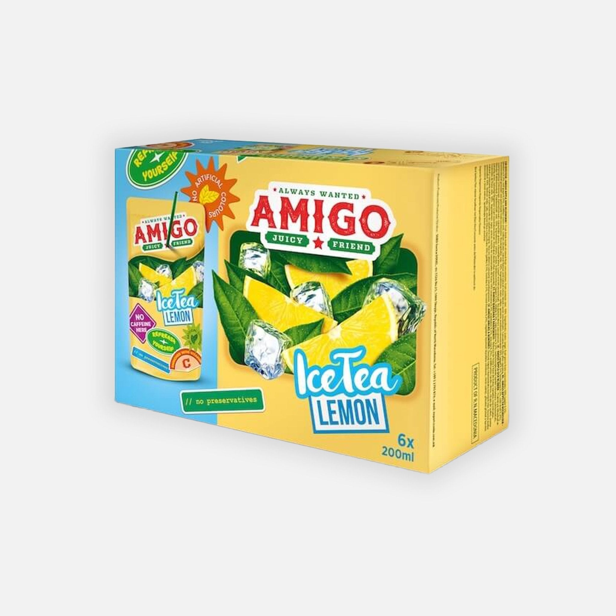 Amigo Ice Tea Lemon 8er Box - Snack Shark