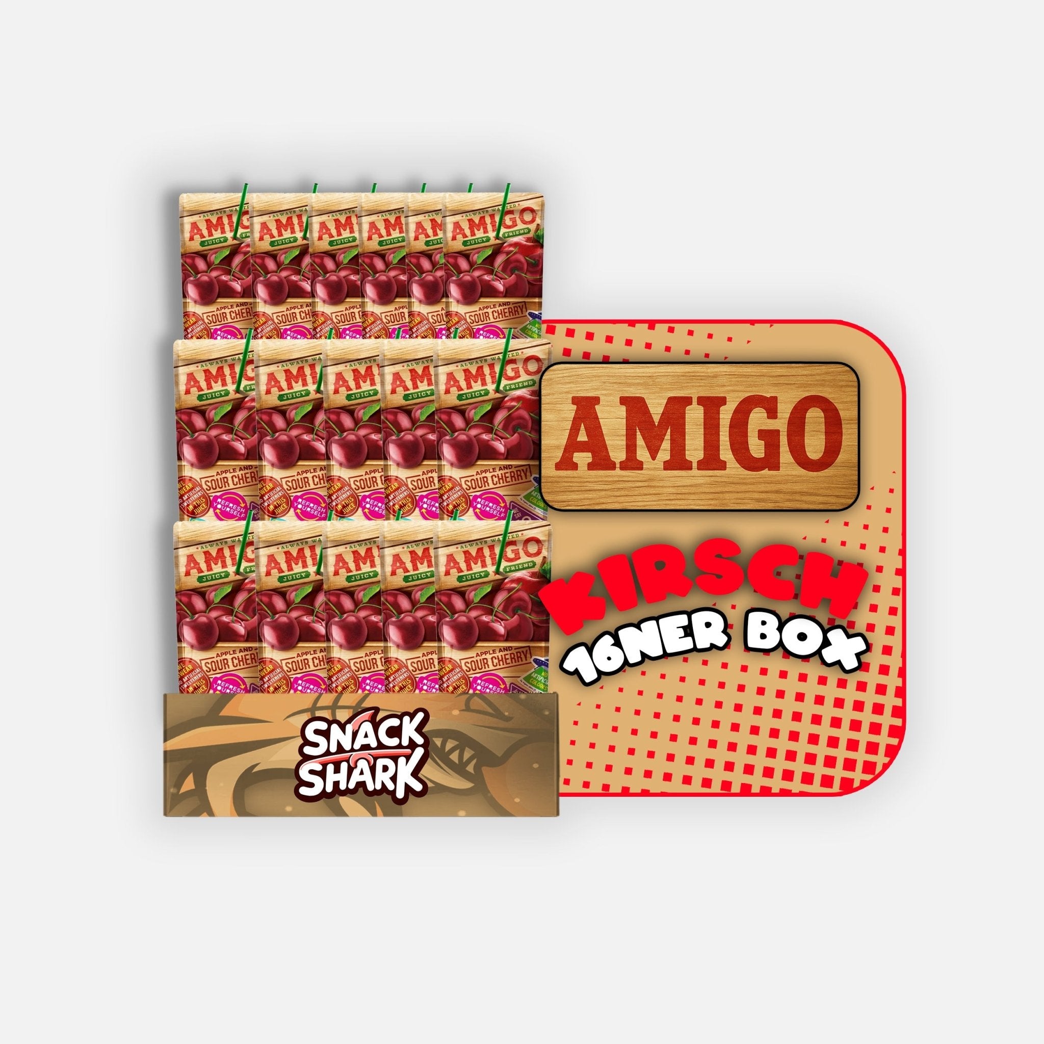 Amigo Kirsch 16ner Box - Snack Shark