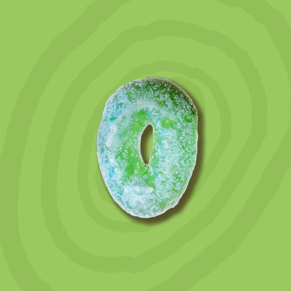 Gefriergetrocknete Apfelringe