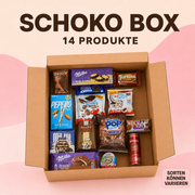 Schoko Box 14-teilig – Kinder, Milka, Oreo & internationaler Schoko-Mix (Kopie)
