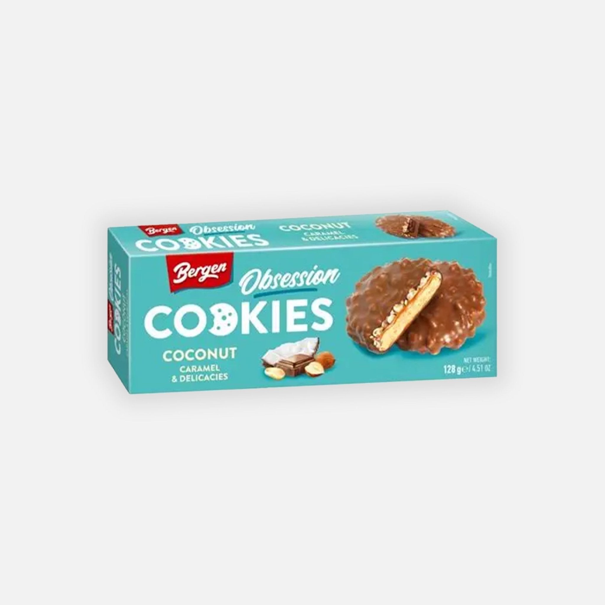 Bergen Obsession Caramel & Coconut – 128 g - Snack Shark