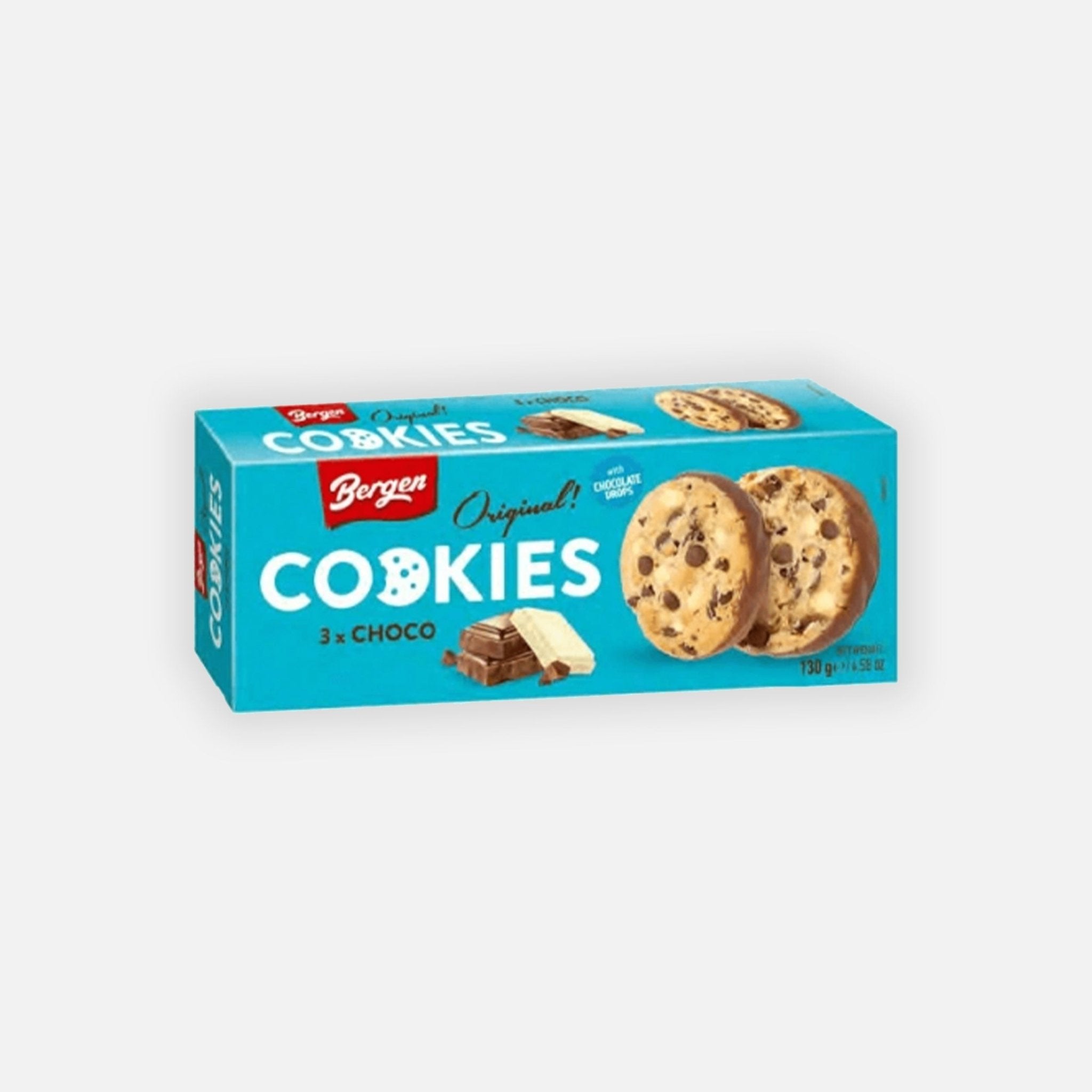 Bergen Triple Chocolate Cookies 130g - Snack Shark
