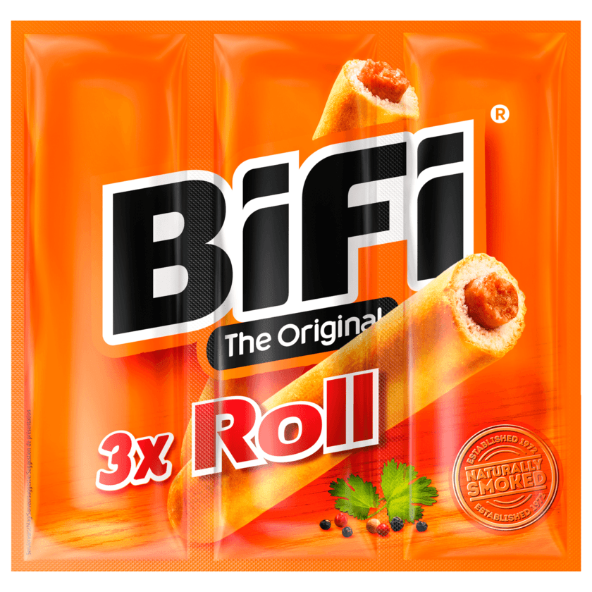 BiFi The Original Roll 3x45g – Herzhafter Snack für unterwegs