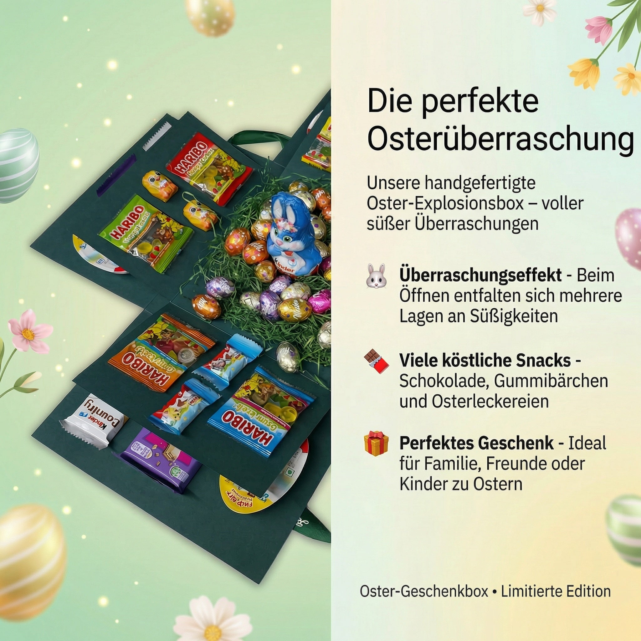 Oster Geschenkbox mit Süßigkeiten Mix