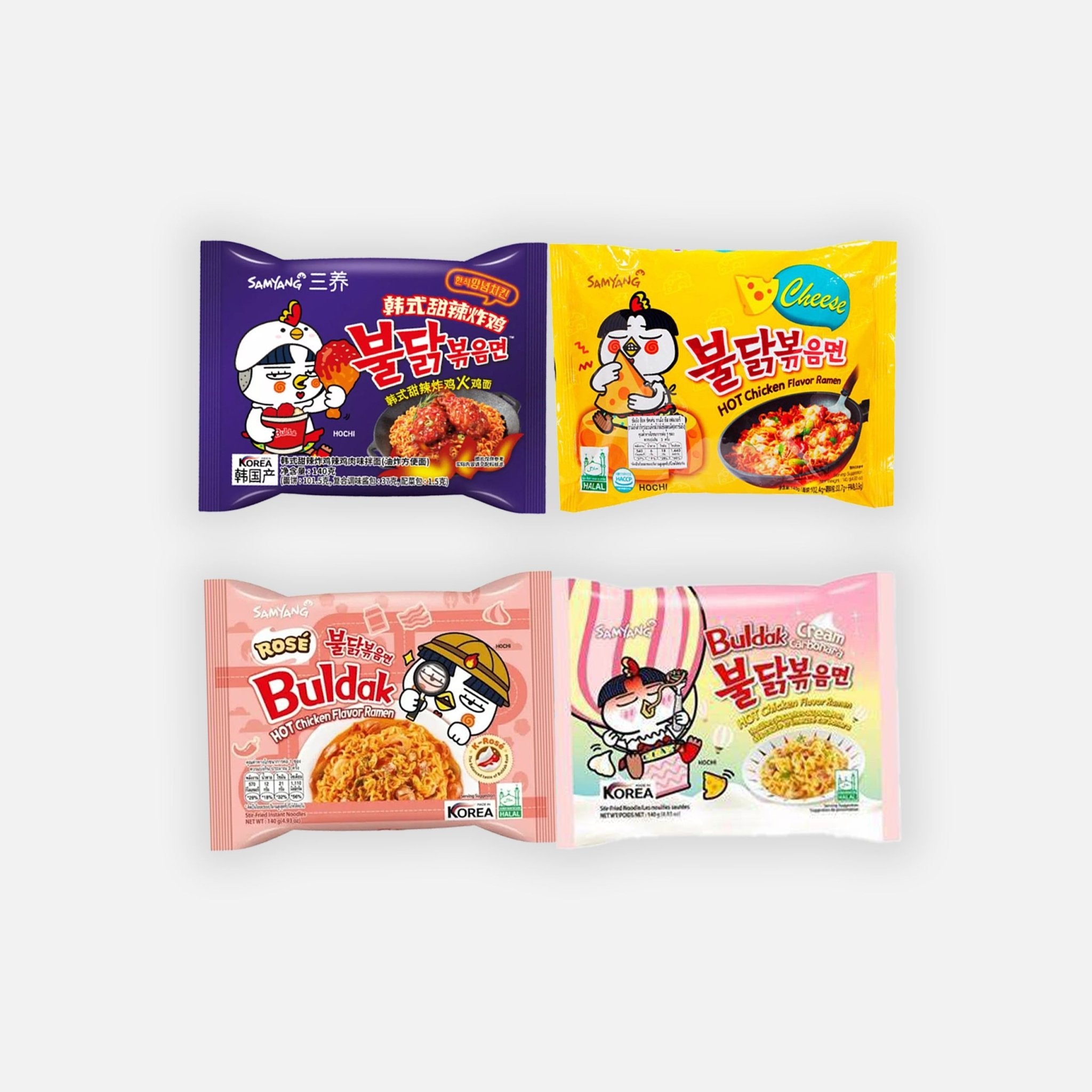 BULDAK RAMEN 4er MIX BOX - Snack Shark