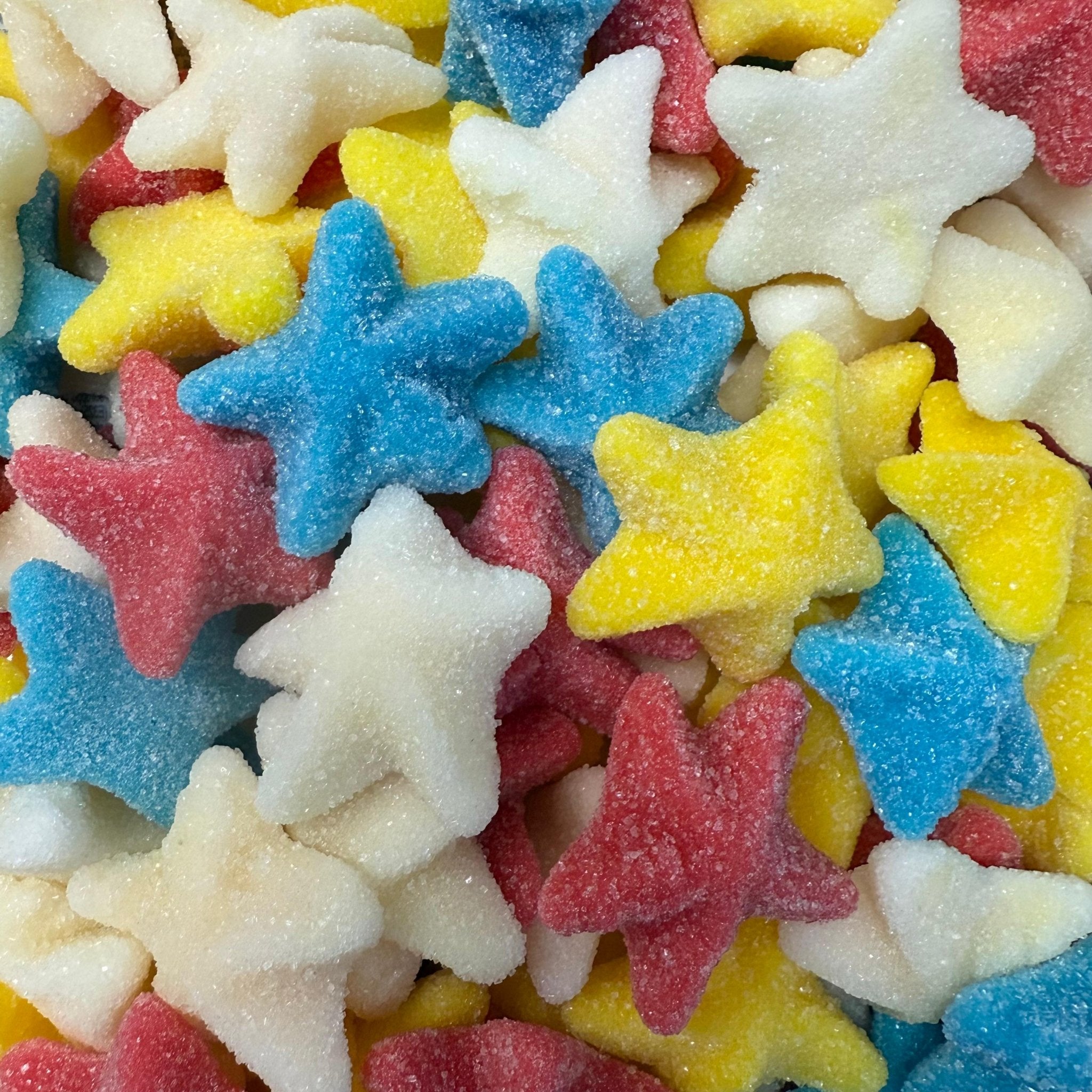 Bunt gezuckerte Sterne - Snack Shark