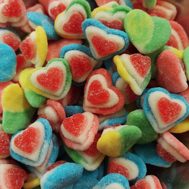 Bunte Herzen - Snack Shark