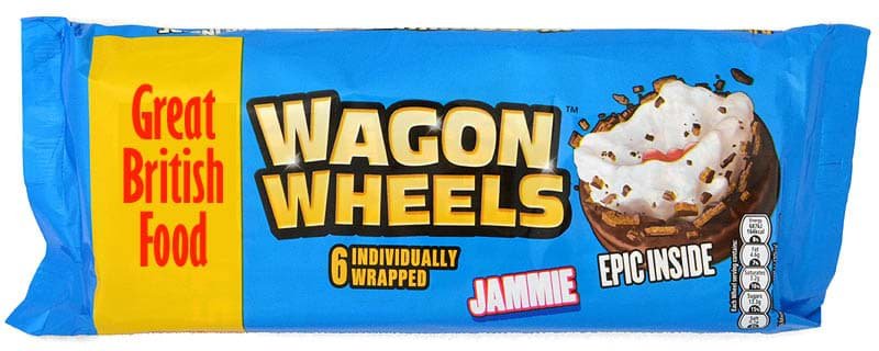 Burton’s Wagon Wheels Jammie (220 g - Snack Shark