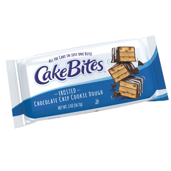 Cake Bites Frosted Chocolate Chip Cookie Dough (60g) - Snack Shark