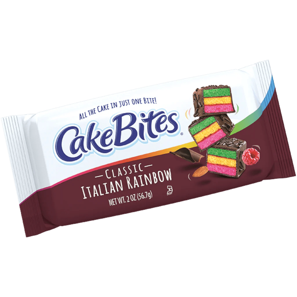 Cake Bites Italian Rainbow (60g) - Snack Shark