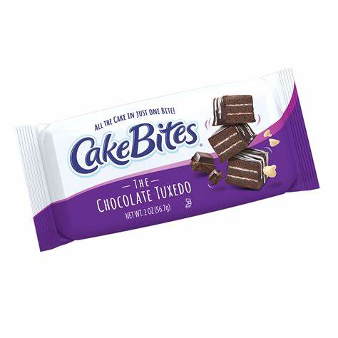 Cake Bites the Chocolate Tuxedo (60g) - Snack Shark