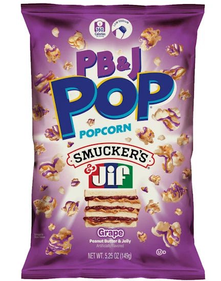 Candy Pop Popcorn Grape 149g - Snack Shark