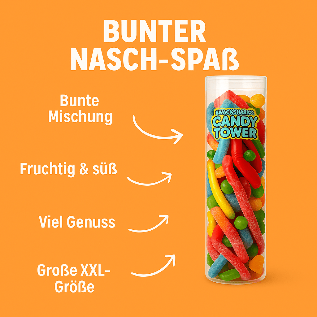 CandyTower 800g - 2000g - Snack Shark