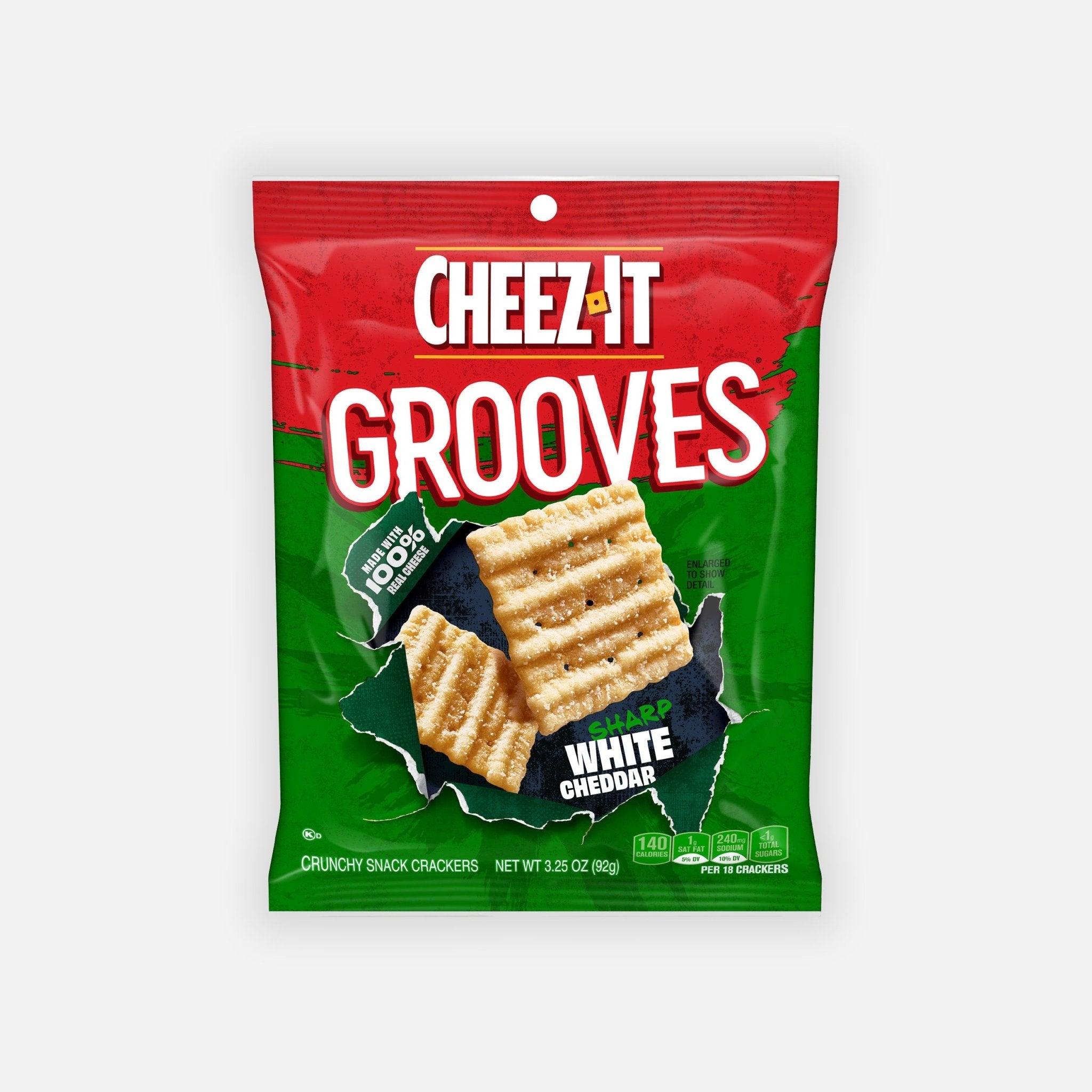 Cheez It Grooves Sharp White Cheddar - Snack Shark