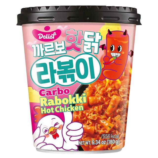 Delief Rabokki Hot Chicken Carbo - Snack Shark
