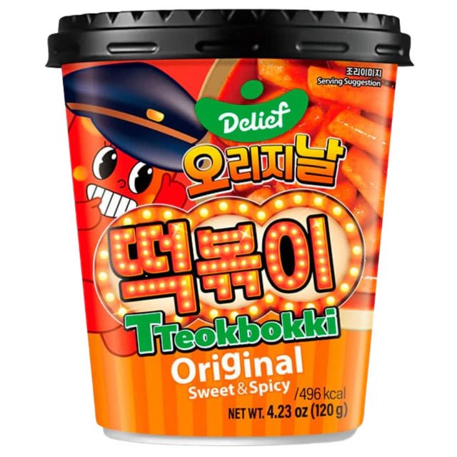 Delief Tteobokki Cup Original Sweet & Spicy - Snack Shark