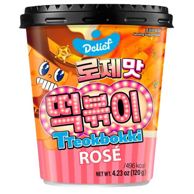 Delief Tteokbokki Cup Rose - Snack Shark