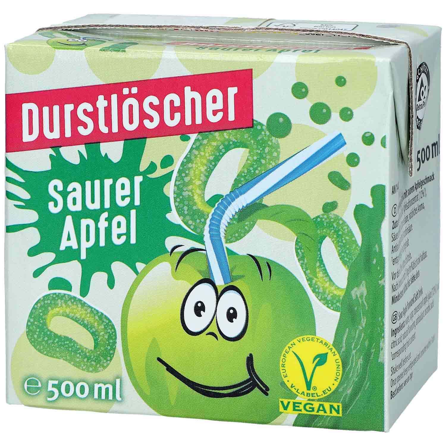 Durstlöscher Saurer Apfel 500ml - Snack Shark