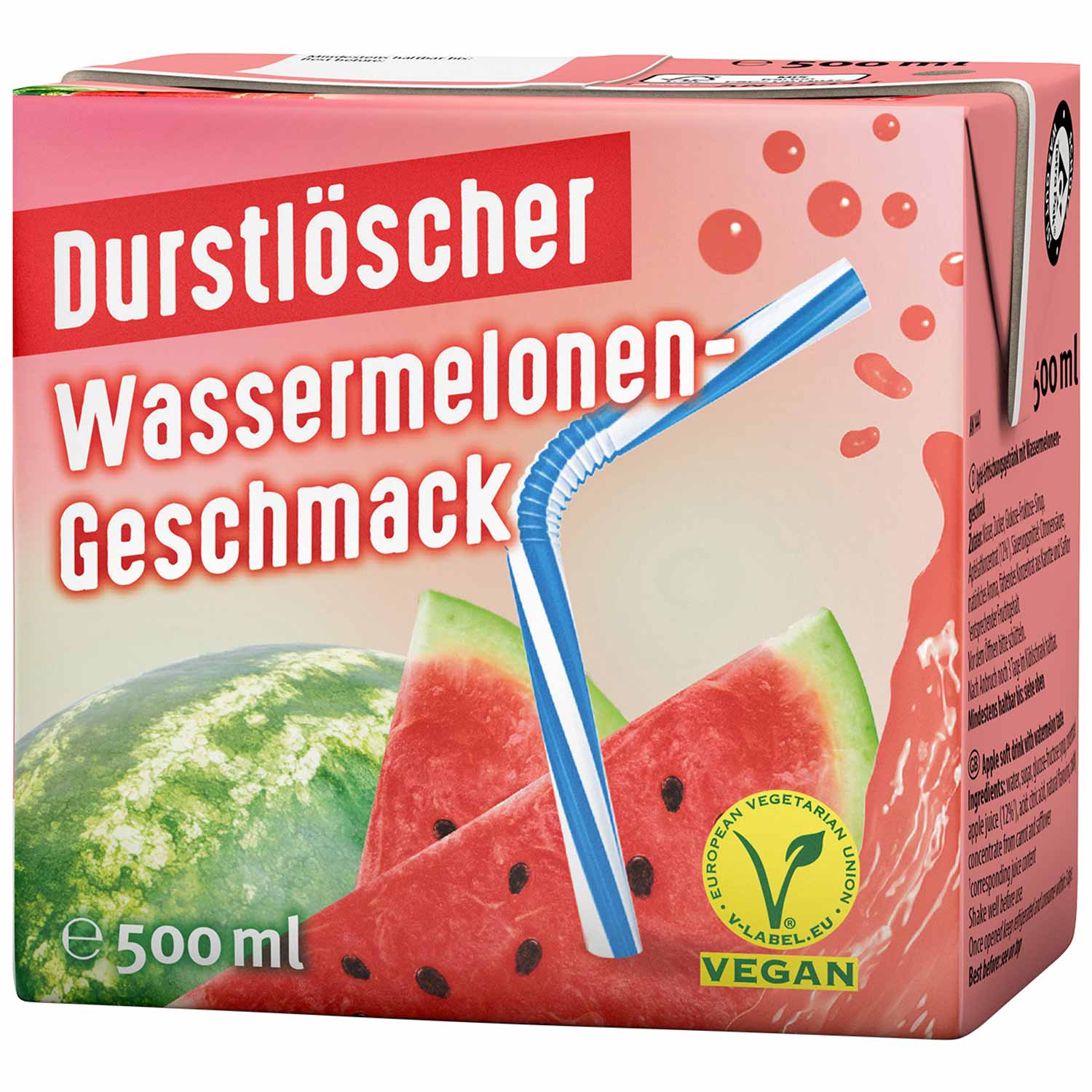 Durstlöscher Wassermelone 500ml - Snack Shark