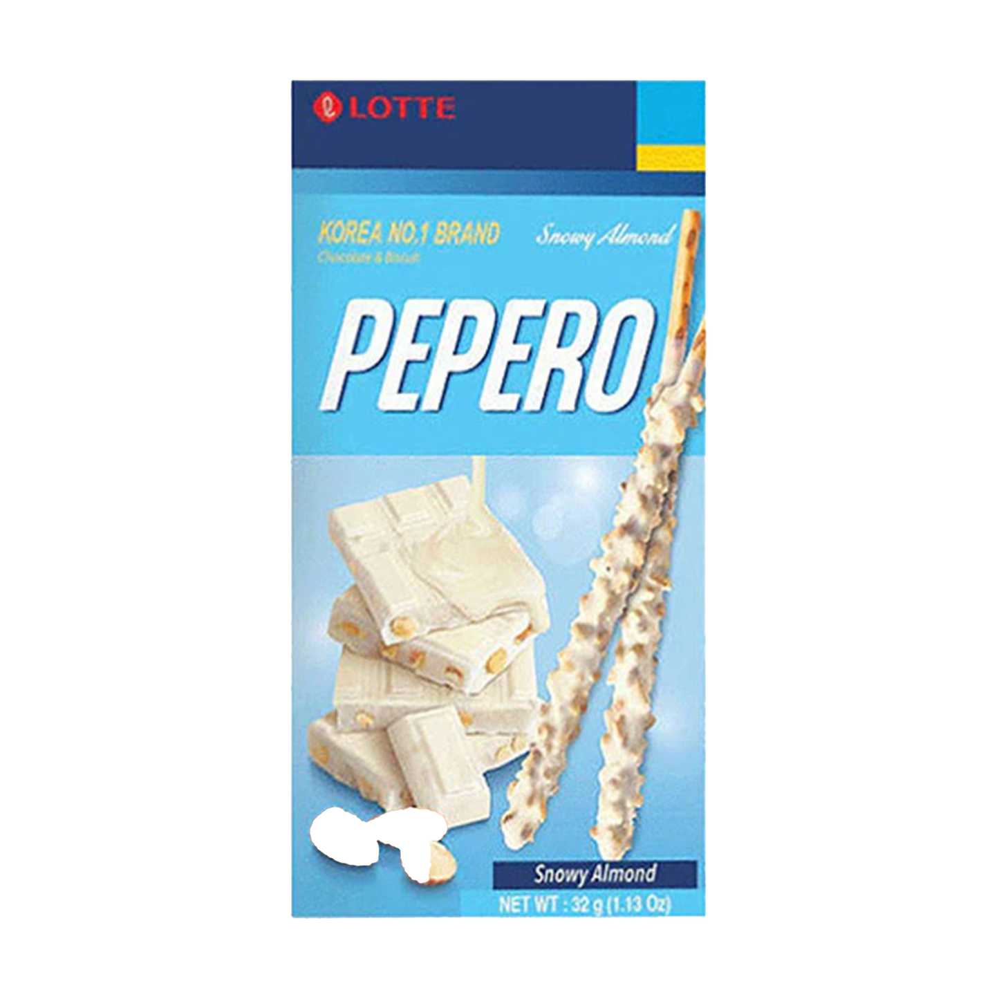 Pepero Snowy Almond 32g