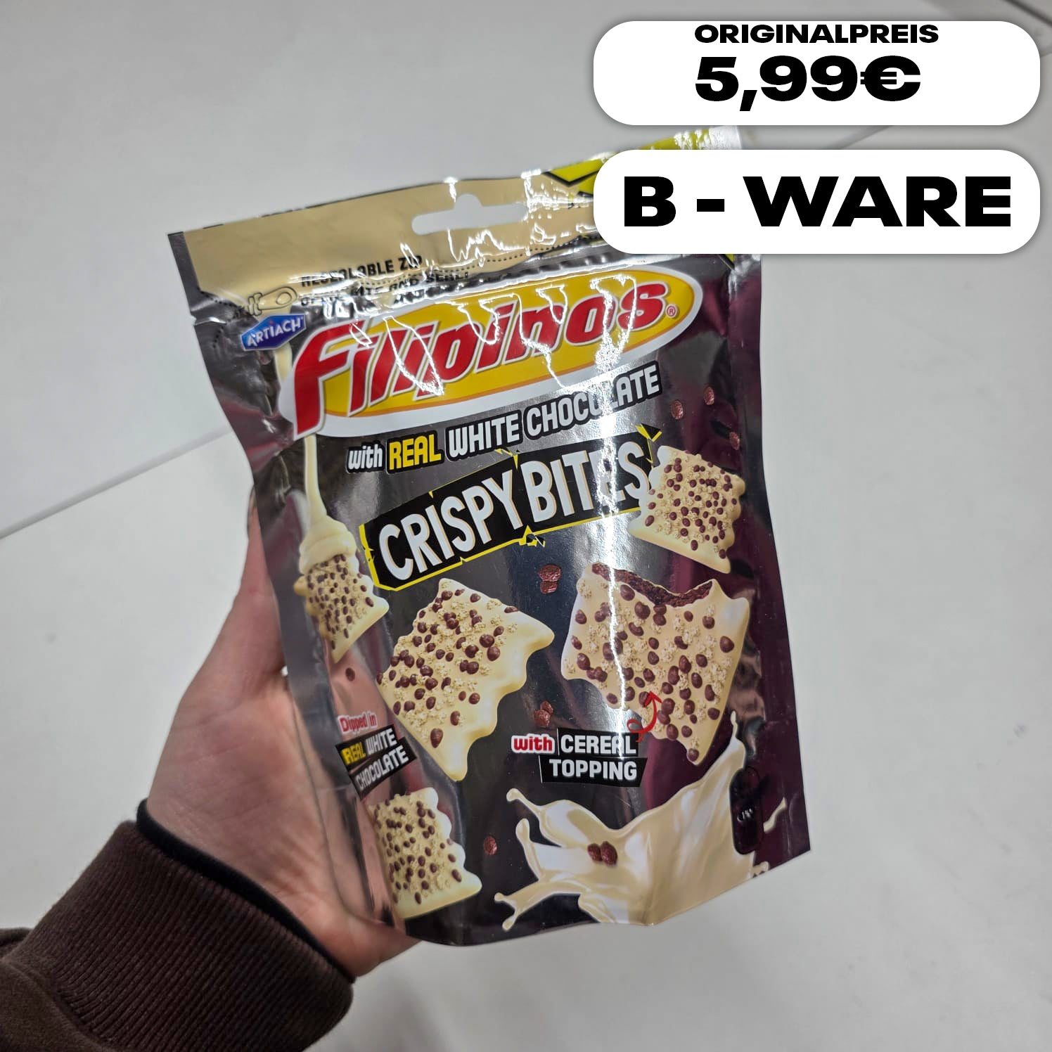 Filipinos Crispy Bites White - 100g / B-Ware