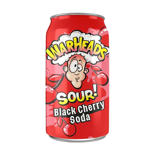 Warheads Sour! Black Cherry Soda 330ml