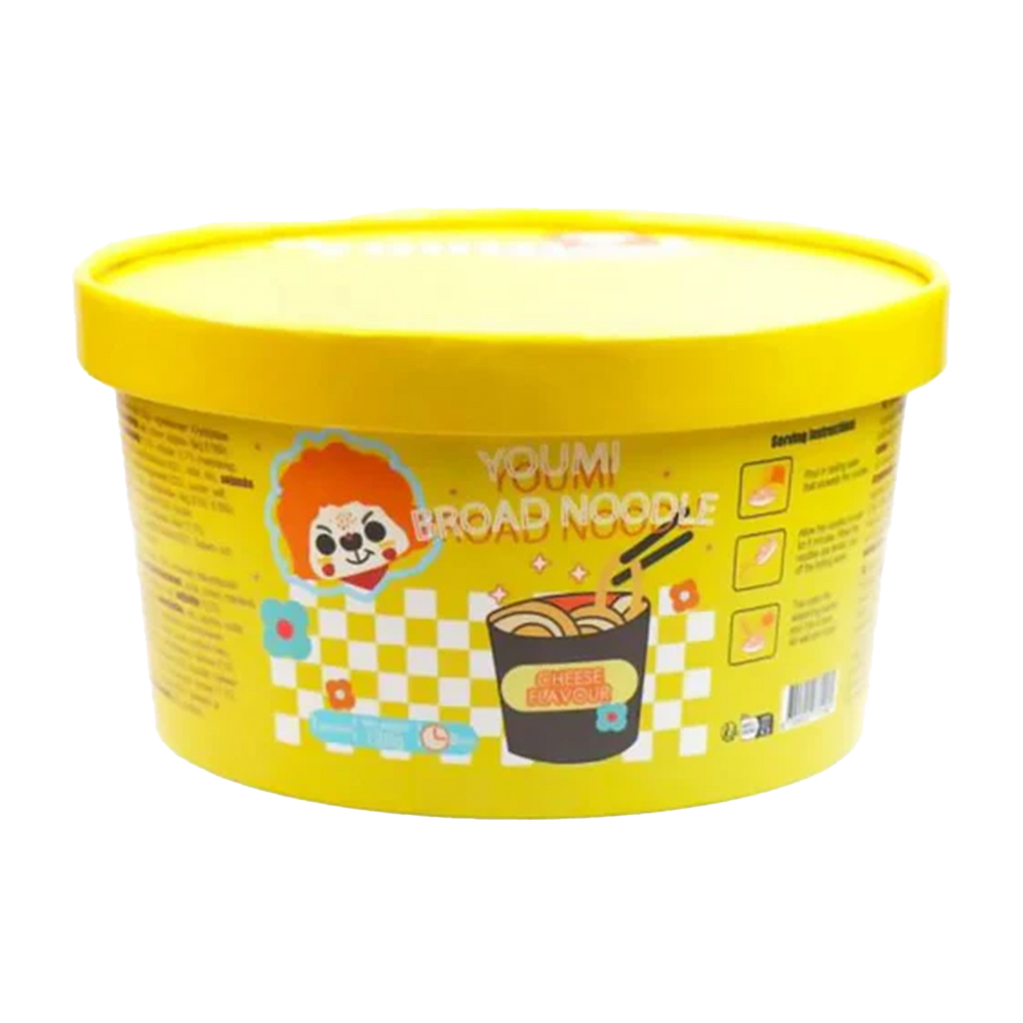 Youmi Instant Broad Noodles Say Cheeze 120g