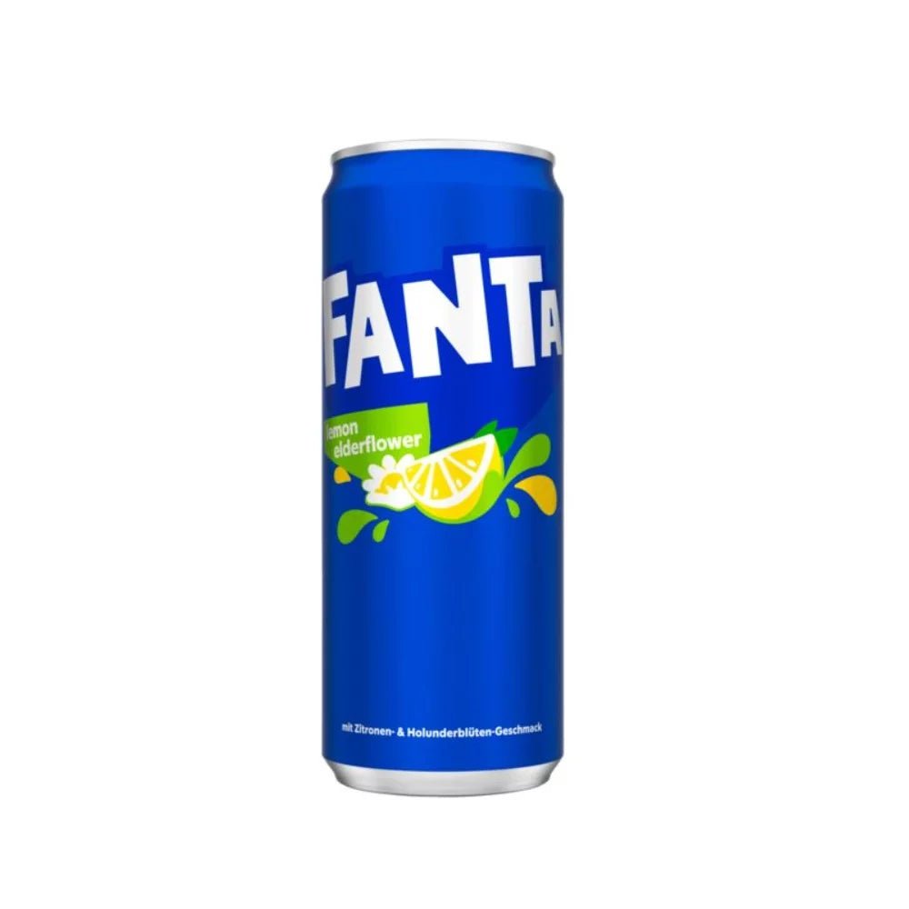 Fanta Lemon & Elderflower - 330ml inkl. Pfand - Snack Shark