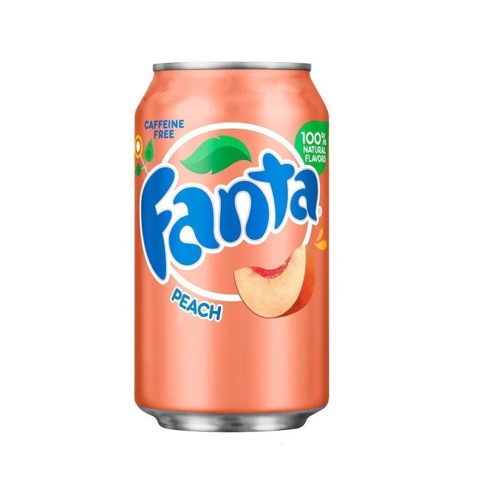 Fanta Peach – USA 355ml - inkl. Pfand - Snack Shark