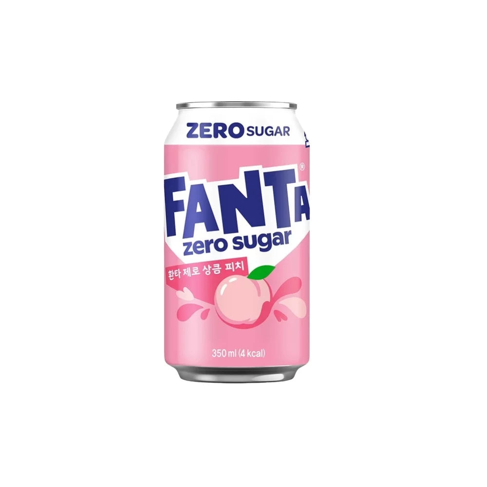 Fanta - Zero - White Peach - Korea inkl. Pfand