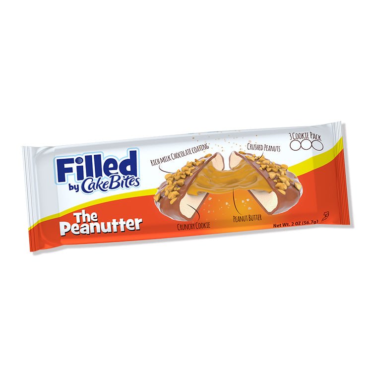 Filled by CakeBites The Peanutter 60g - Snack Shark