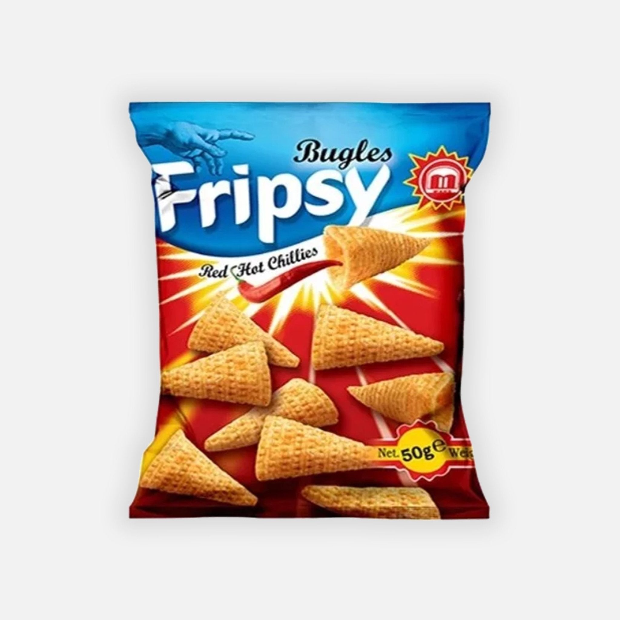 Fripsy Bugles Red Hot Chillies – 50 g - Snack Shark
