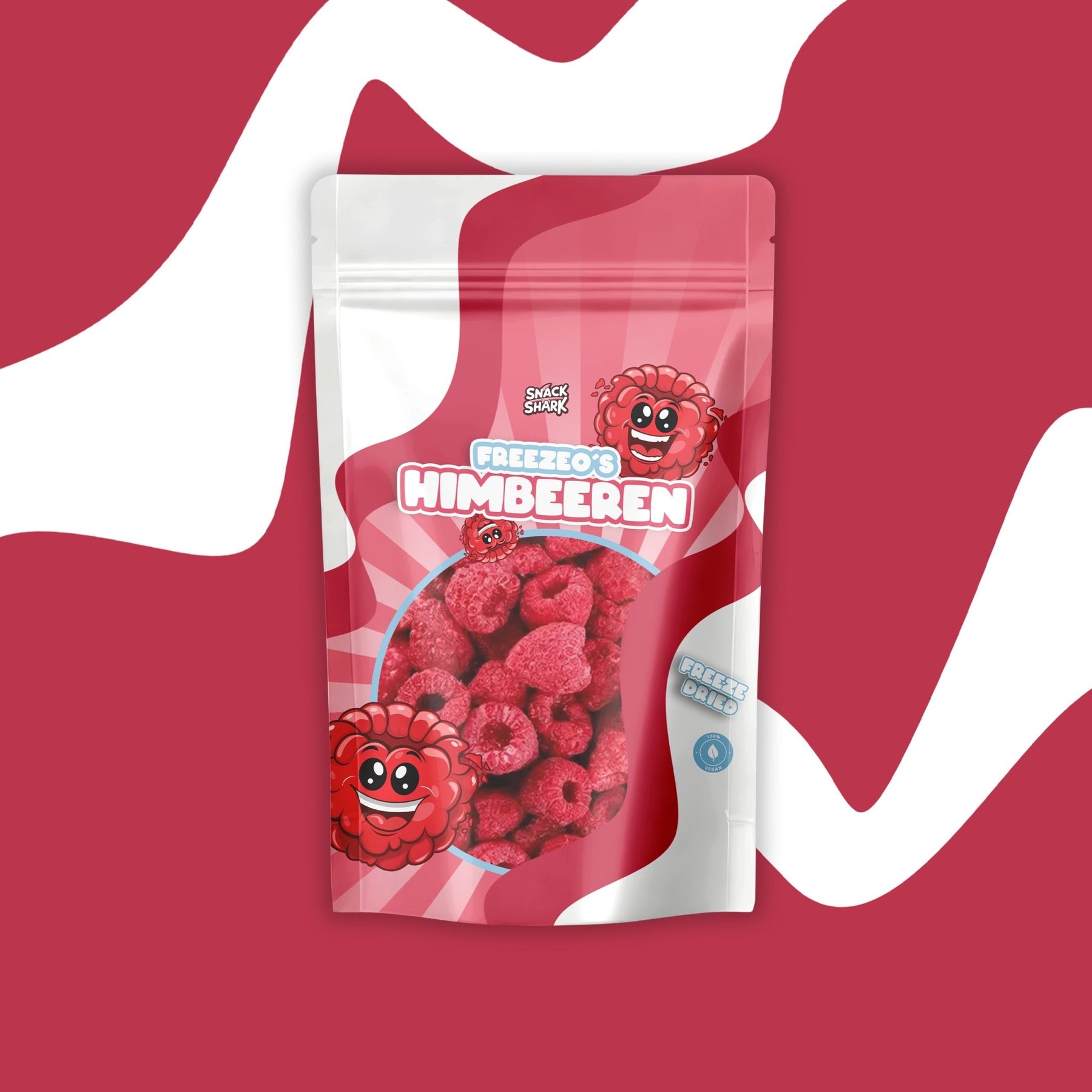 Gefriergetrocknete Himbeere 30g - Snack Shark