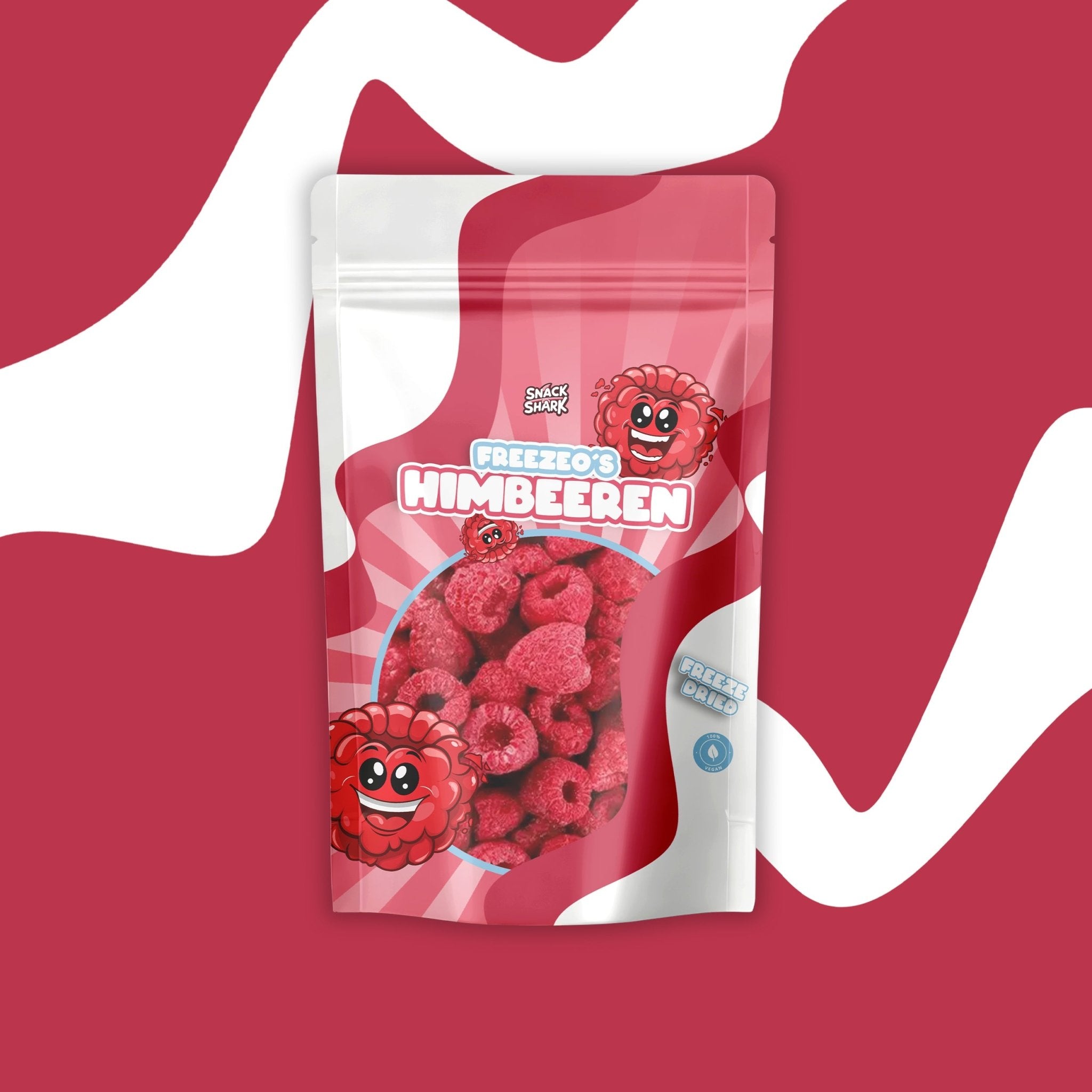 Gefriergetrocknete Himbeere 30g - Snack Shark