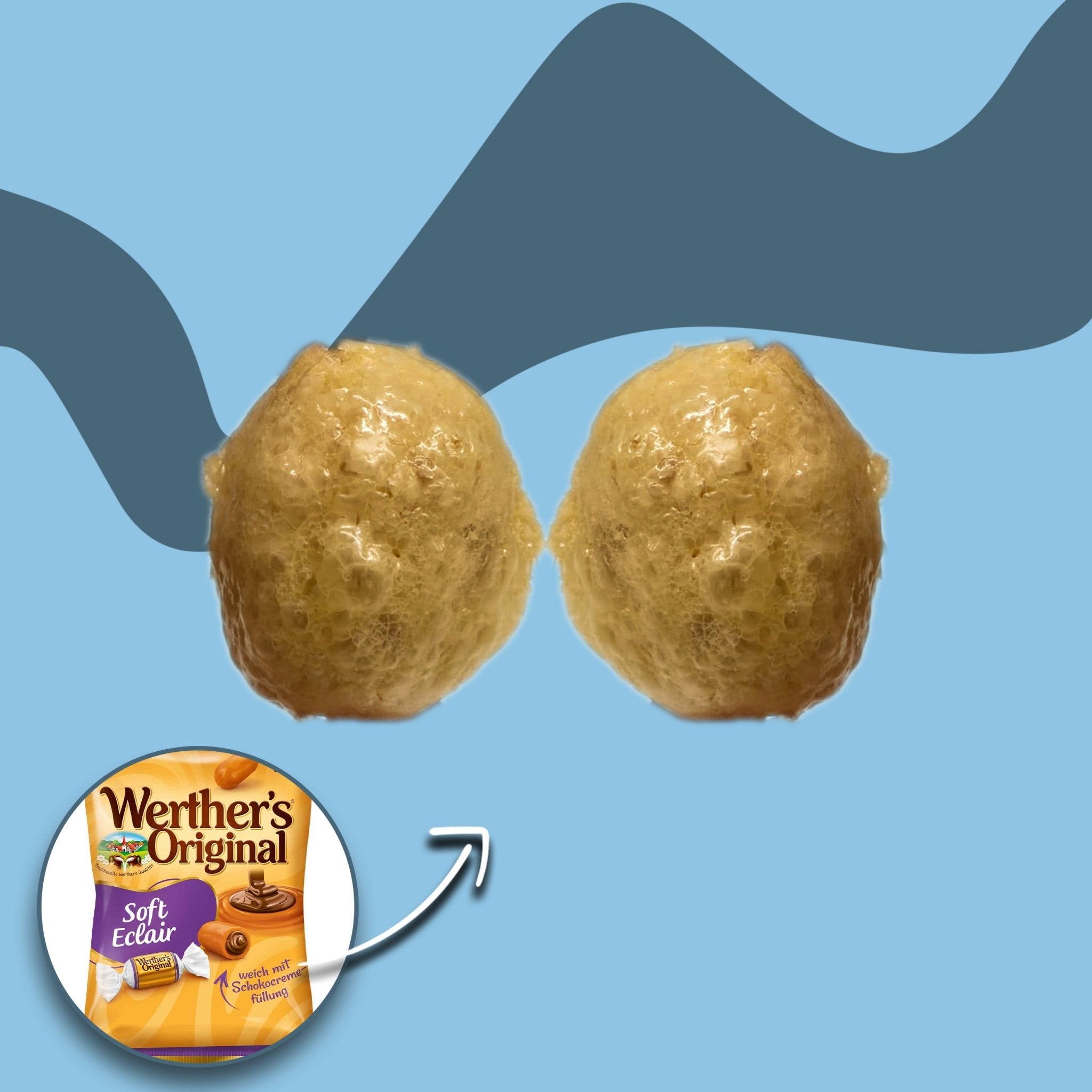 Gefriergetrocknete Werther’s Soft mit Schokofüllung - Snack Shark