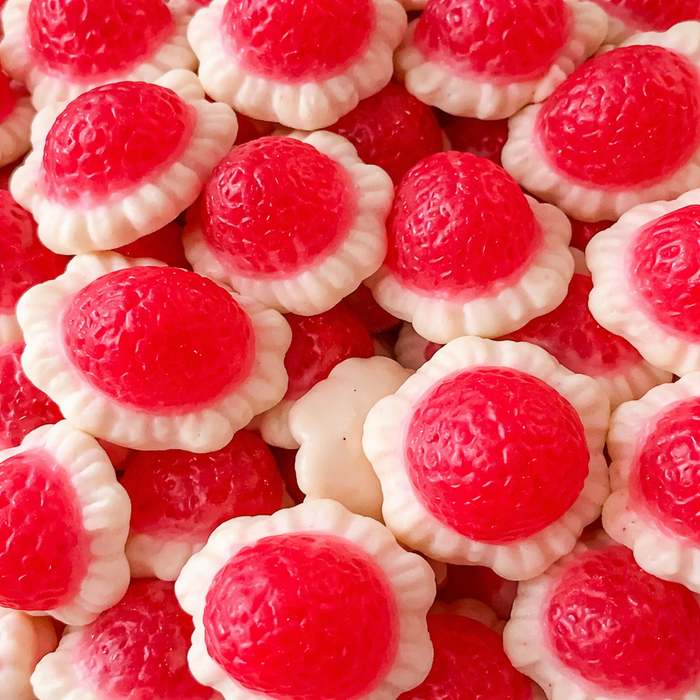 gefüllte Erdbeeren mit Creme
