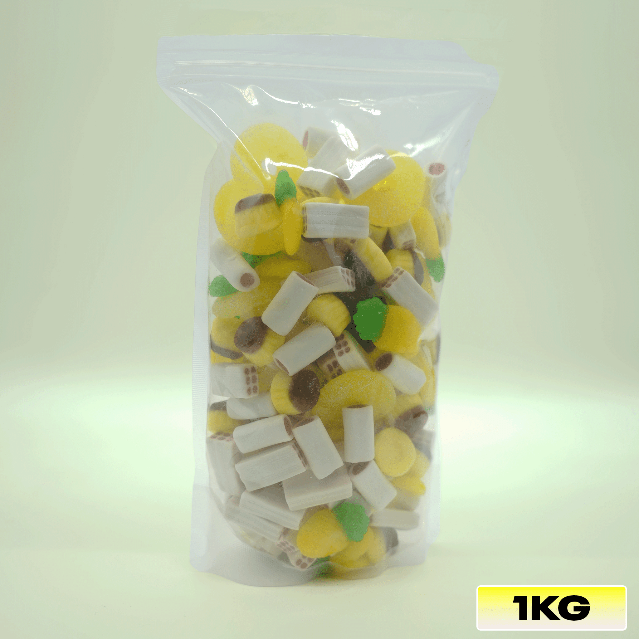 Gelb - Weiße CandyTüte 1KG - Snack Shark