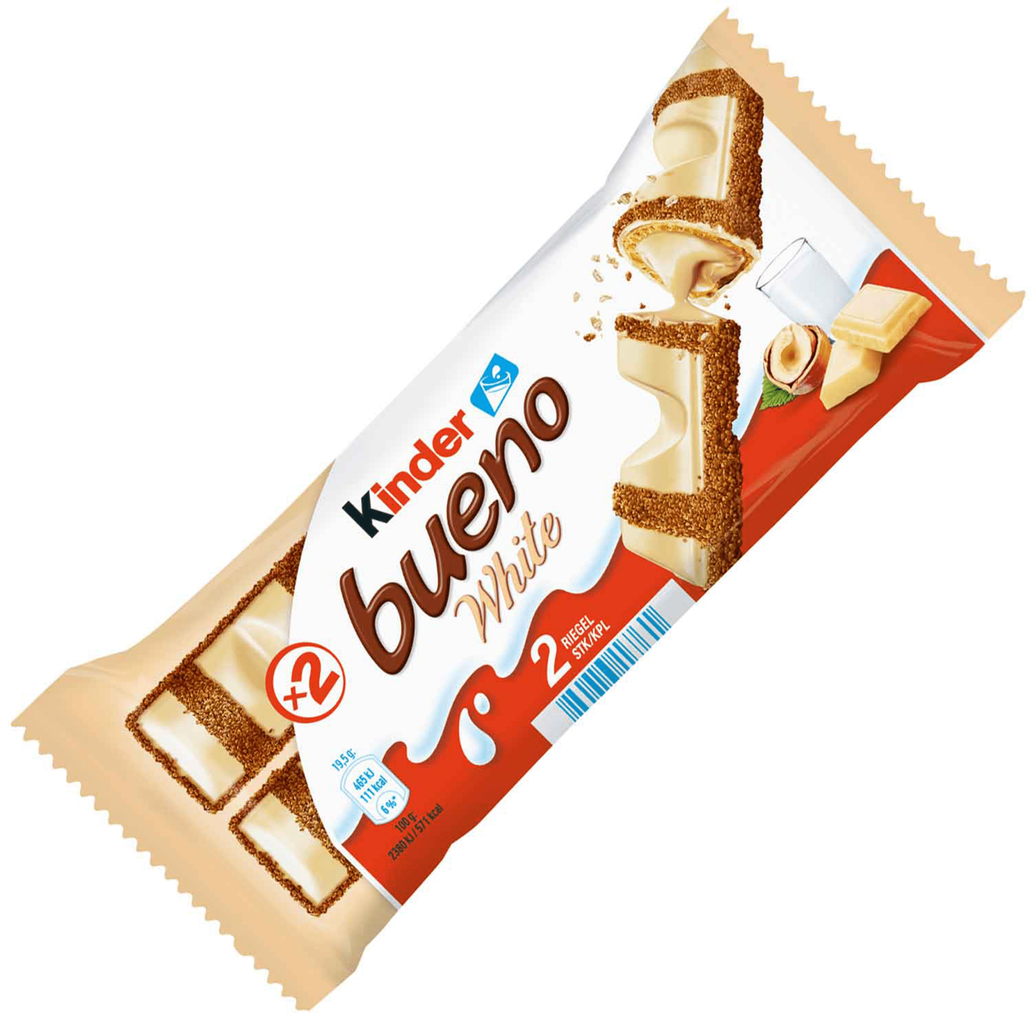 kinder bueno White 2er 19.5g - Snack Shark